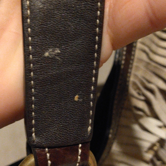 Rare coach suede fringe bag #9155 - Picture 7 of 8